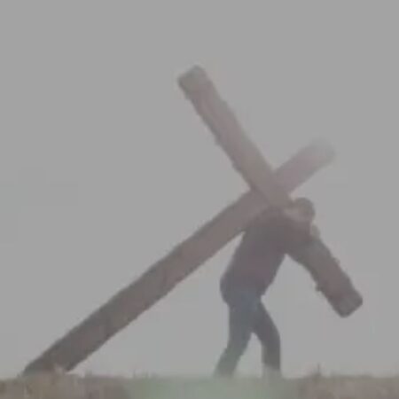 Take up his cross
